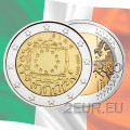 Irlanda 2 euro UNC 2015 - 30° anniversario della bandiera dell'UE