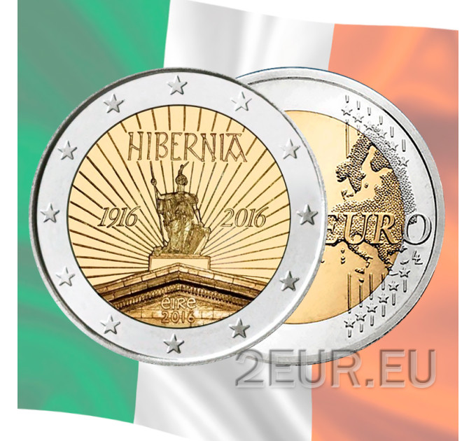 Irlanda 2 euro UNC 2016 - Proclamazione della Repubblica d'Irlanda