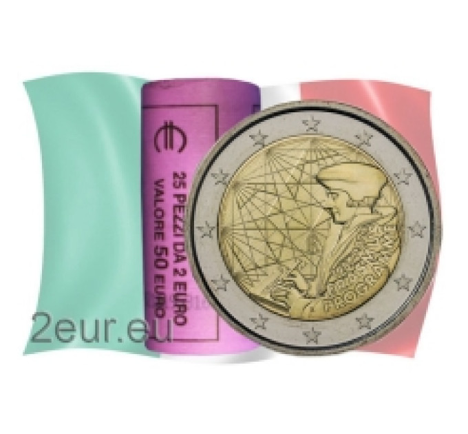 Italia 2 euro UNC rotolo 2022 - 35 anni di Erasmus