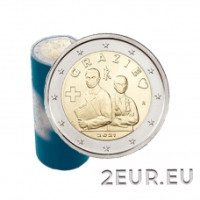 Italia 2 euro UNC rotolo 2021 - Grazie – Professioni mediche