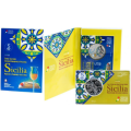 Italia 5 euro BU 2021 - Cultura enogastronomica italiana - Passito e cannoli siciliani