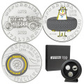 Italia 5 euro Argento BU 2022 - 150 anni di Pirelli - Triptychon