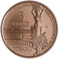 Italia 5 euro BU 2024 - Capitali Italiane della Cultura - PESARO
