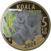 Italia 5 euro PROOF 2024 - Animali in via di estinzione - Koala