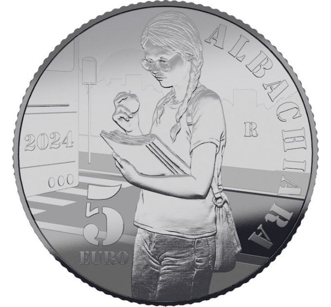 Italia 5 euro Argento PROOF 2024 - Canzoni italiane - Albachiara