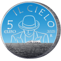 Italia 5 euro BU 2025 - Canzoni Italiane – Il Cielo di Renato Zero