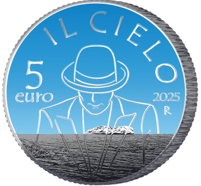 Italia 5 euro BU 2025 - Canzoni Italiane – Il Cielo di Renato Zero