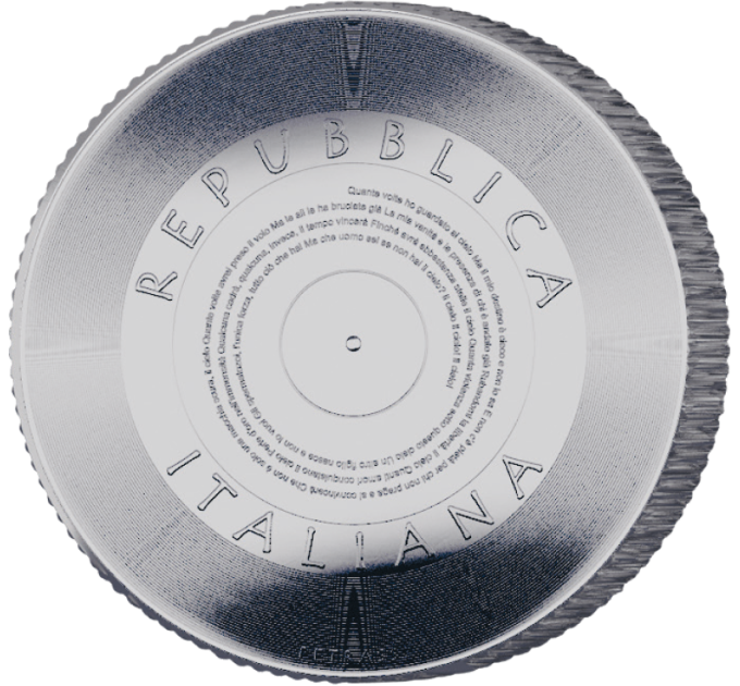 Italia 5 euro BU 2025 - Canzoni Italiane – Il Cielo di Renato Zero