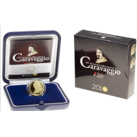 Italia 20 euro Oro PROOF 2021 - 450° Anniversario della nascita di Caravaggio