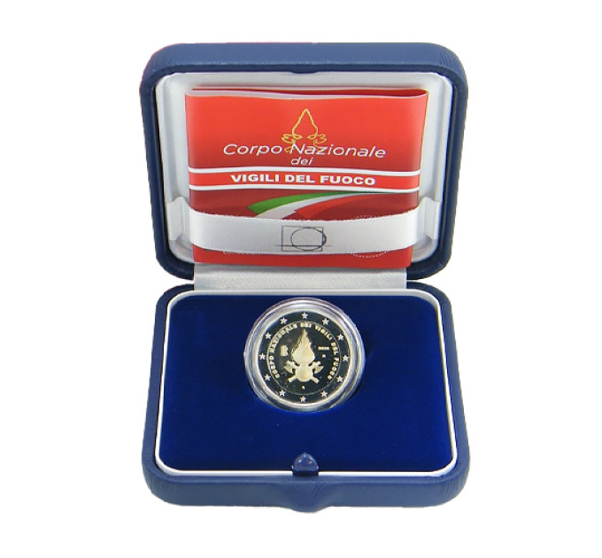 Italia 2 euro proof 2020 - 80° anniversario della fondazione del Corpo Nazionale dei Vigili del Fuoco