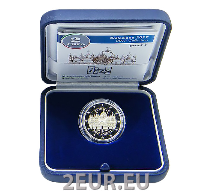 Italia 2 euro proof 2017 - 400 anni dal completamento della Basilica di San Marco