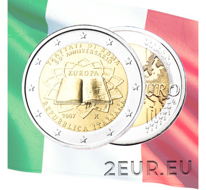 Italia 2 euro UNC 2007 - 50° anniversario del Trattato di Roma