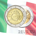 Italia 2 euro UNC 2012 - 10 anni di Euro Cash