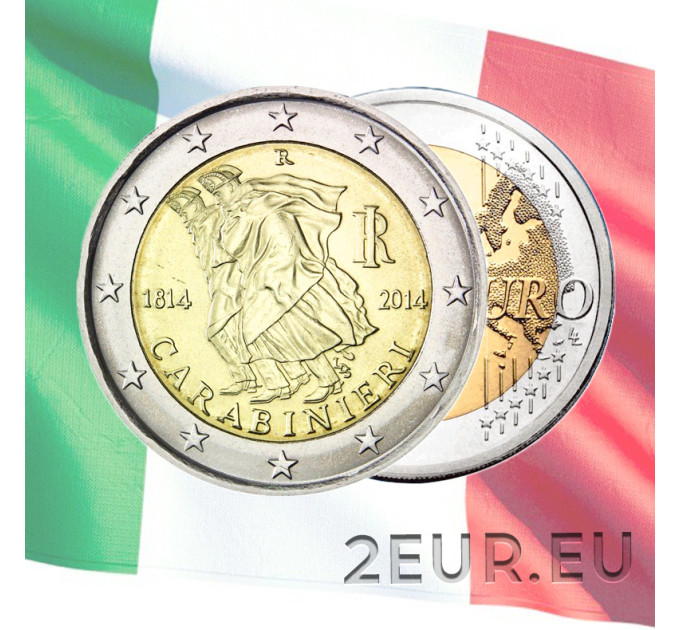 Italia 2 euro UNC 2014 - 200° Anniversario dei Carabinieri