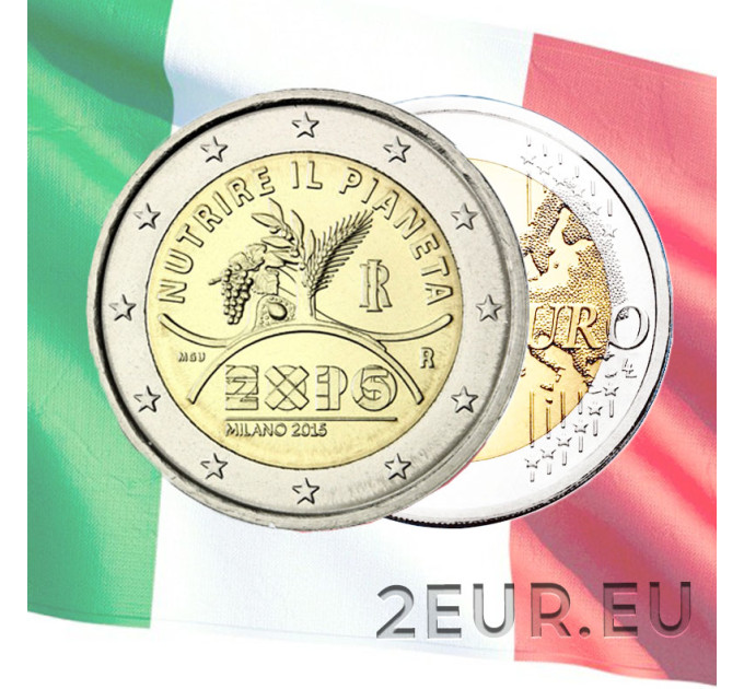 Italia 2 euro UNC 2015 - EXPO Milano