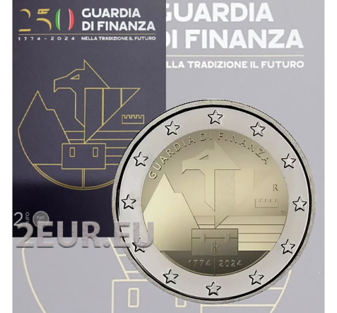Italia 2 euro BU 2024 - 250 anni di guardia di finanza