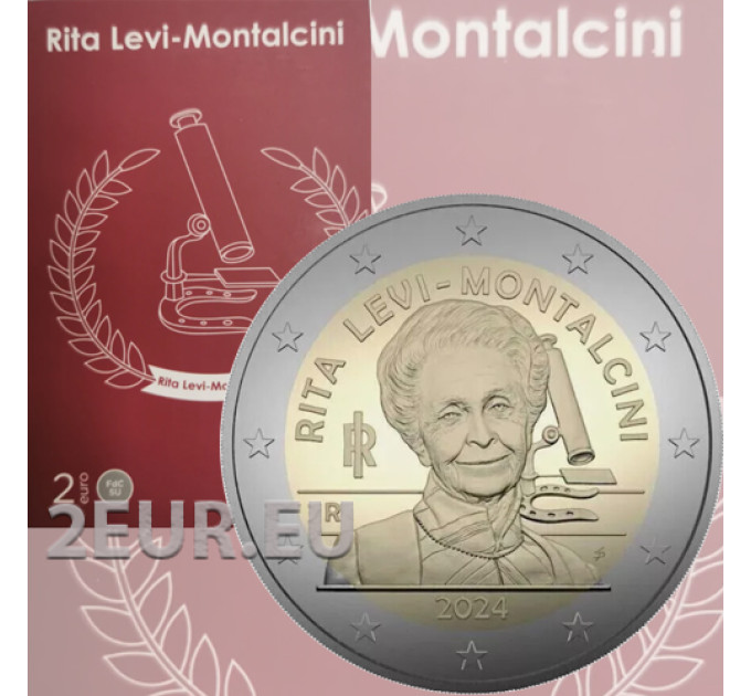 Italia 2 euro BU 2024 - Rita Levi-Montalcini