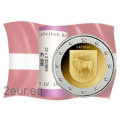 Lettonia 2 euro UNC rotolo 2018 - Zemgale
