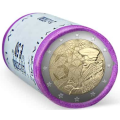 Lettonia 2 euro UNC rotolo 2022 - 35 anni di Erasmus