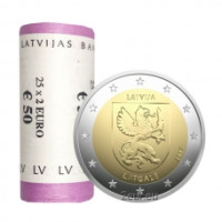 Lettonia 2 euro UNC rotolo 2017 - Latgale