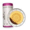 Lettonia 2 euro UNC rotolo 2023 - Slava Ucraina