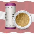 Lettonia 2 euro UNC rotolo 2021 - Lettonia de iure 100
