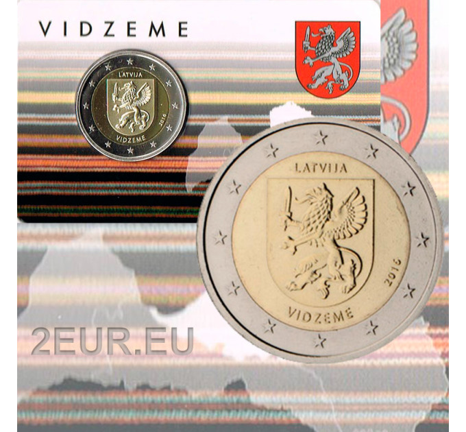 Lettonia 2 euro BU 2016 - Vidzeme