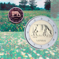 Lettonia 2 euro FDC 2016 - Allevamento Lattiero-caseario - Mucca 