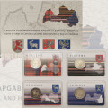 Lettonia 2 euro FDC 2016 - 2018 - Regioni Lettonia 2016 - 2018 