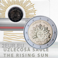 Lettonia 2 euro BU 2019 - Il Sol Levante  