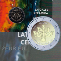Lettonia 2 euro BU 2020 - Ceramica lettone 