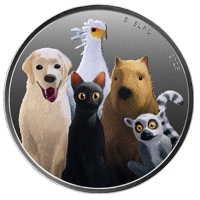 Lettonia 5 euro argento proof 2025 - Fluire