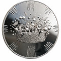 Lettonia 5 euro argento proof 2026 - Corona nuziale