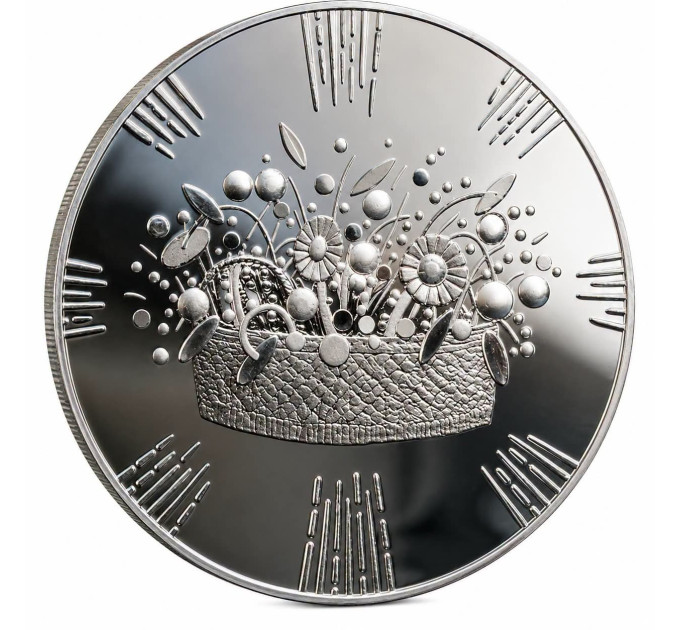 Lettonia 5 euro argento proof 2026 - Corona nuziale