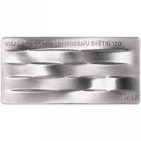 Lettonia 5 euro argento proof 2023 - La canzone è deliziosa