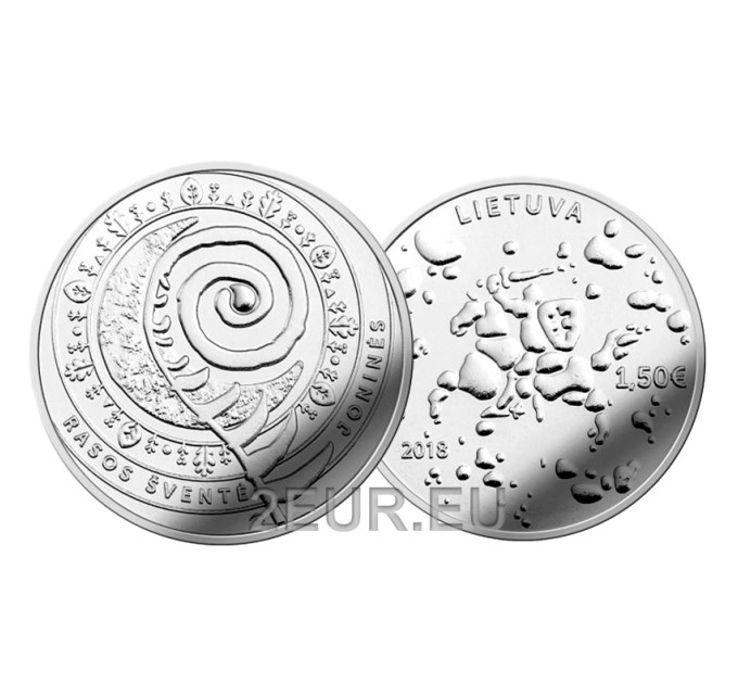 Lituania 1,5 euro UNC 2018 - Rasos Svente
