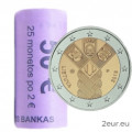Lituania 2 euro UNC rotolo 2018 - centenario dell'indipendenza degli Stati baltici