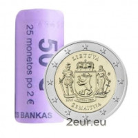 Lituania 2 euro UNC rotolo 2019 - Zemaitija
