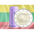 Lituania 2 euro UNC rotolo 2015 - 30 anni della bandiera dell'UE