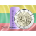 Lituania 2 euro UNC rotolo 2015 - Aciu: lingua lituana