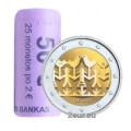 Lituania 2 euro UNC rotolo 2018 - Celebrazione della canzone lituana e della danza