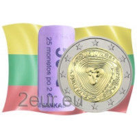 Lituania 2 euro UNC rotolo 2019 - Canti polifonici lituani