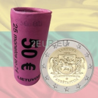 Lituania 2 euro UNC rotolo 2020 - Aukstaitija