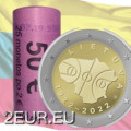 Lituania 2 euro UNC rotolo 2022 – 100 anni di basket in Lituania