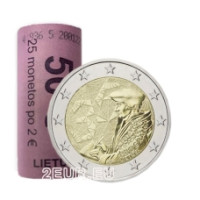 Lituania 2 euro UNC rotolo 2022 – 35 anni di Erasmus