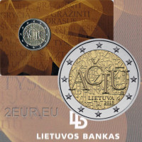 Lituania 2 euro BU 2015 - Lingua lituana  