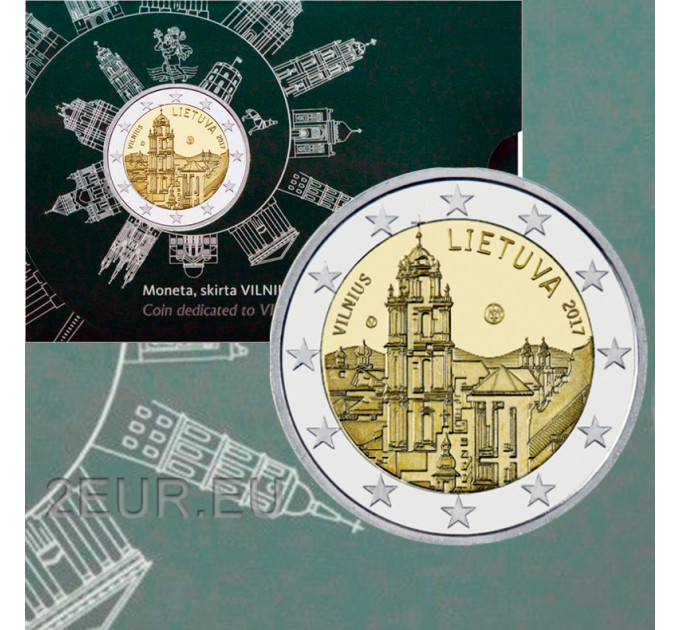 Lituania 2 euro BU 2017 - Vilnius  