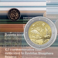 Lituania 2 euro BU 2021 - Riserva della Biosfera di Žuvintas 