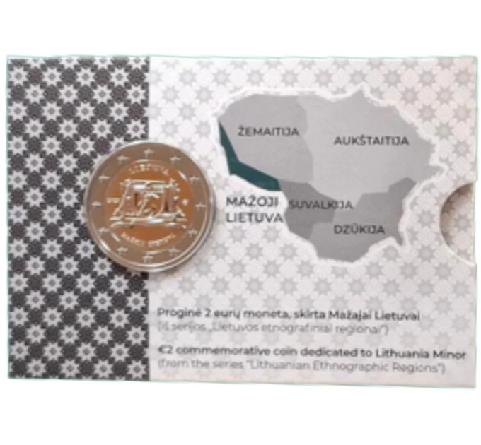 Lituania 2 euro BU 2025 - Lituania Minore