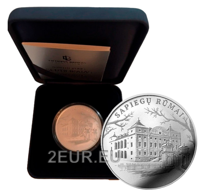 Lituania 20 euro argento proof 2019 - Palazzo Sapieha